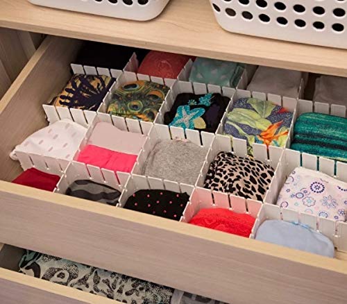 16 Divisórias Organizador Separador Gaveta Lingerie Make Meia