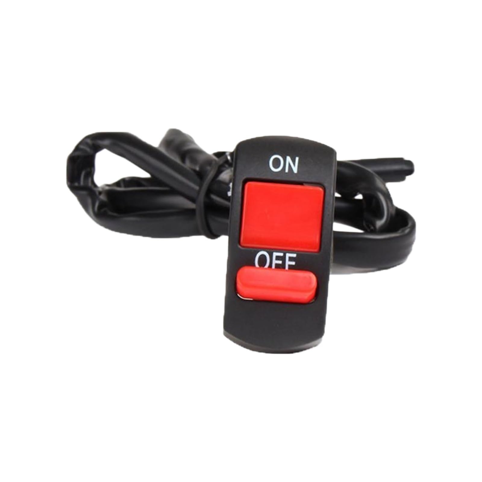 Interruptor intermitente universal con cable de dos nucleos y boton pulsador estable DC12V para moto 7