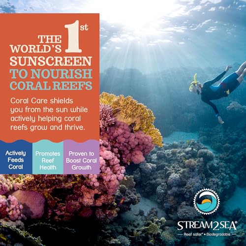 STREAM 2 SEA Coral Care - Reef Safer Sunscreen SPF 30 Travel Size - First Reef-Approved Natural Mineral Sun block Boosts Coral Growth, Water resistant, Biodegradable, Eco-Friendly Sunscreen - Image 3