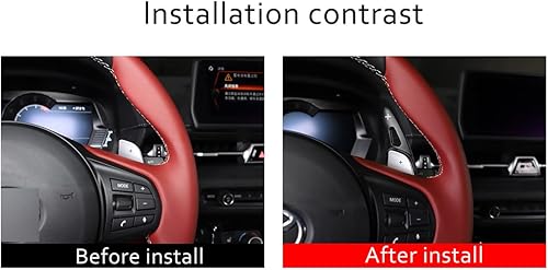 Miniatura 2 de Daeiclru Paleta de cambio de volante para Toyota Supra GR A90 A91 MK5 2019-2022, cubierta de aluminio para palanca de cambios extendida, accesorios