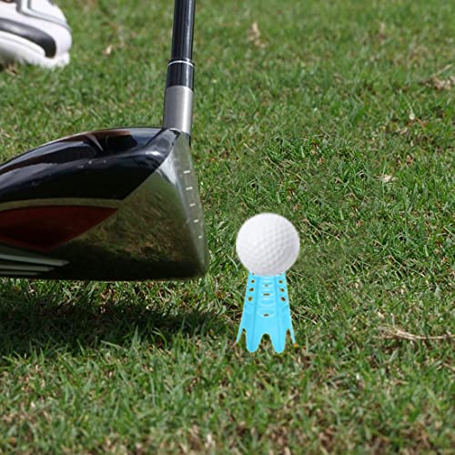 Image of Plastic Golf Tees, Golf Simulator Tees for Home, Outdoor Indoor Golf Tees Simulator Practice Training, Golf Mat Tees for Winter Turf and Driving Range