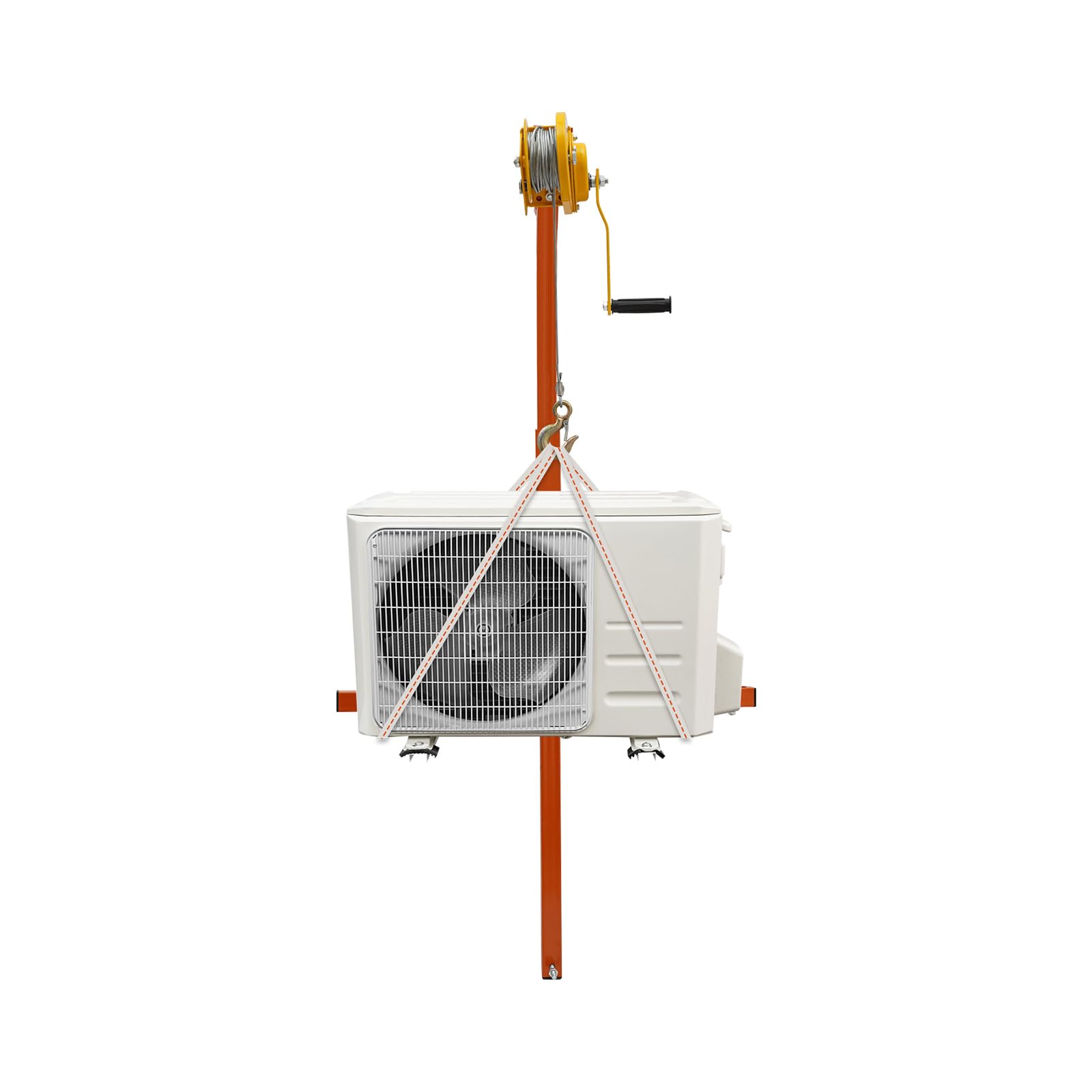 Grúas de elevación para aire acondicionado para instalar equipos de 150 kg en altura