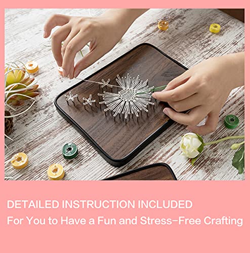 Image of BAZIMA DIY String Art Kit for Beginner,Unique Gift, DIY Dandelion Craft Kit,Craft Kit for Holidays