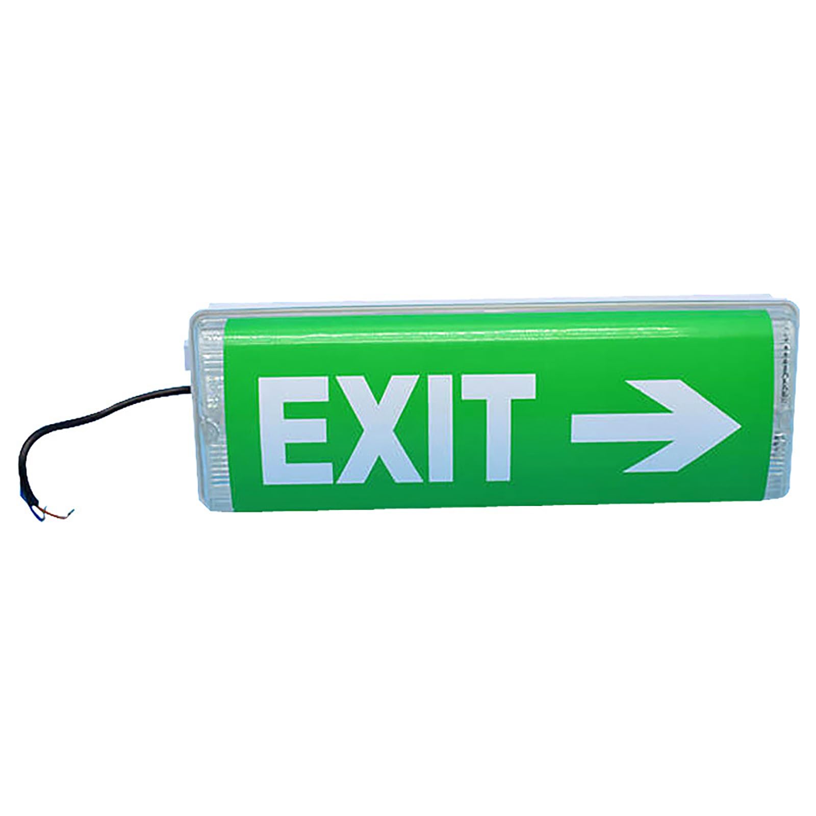 Señal LED De Salida De Emergencia, Iluminación De Emergencia Con Batería De Respaldo, Utilizada Para Instrucciones De Iluminación De Evacuación De Emergencia En Lugares Importantes