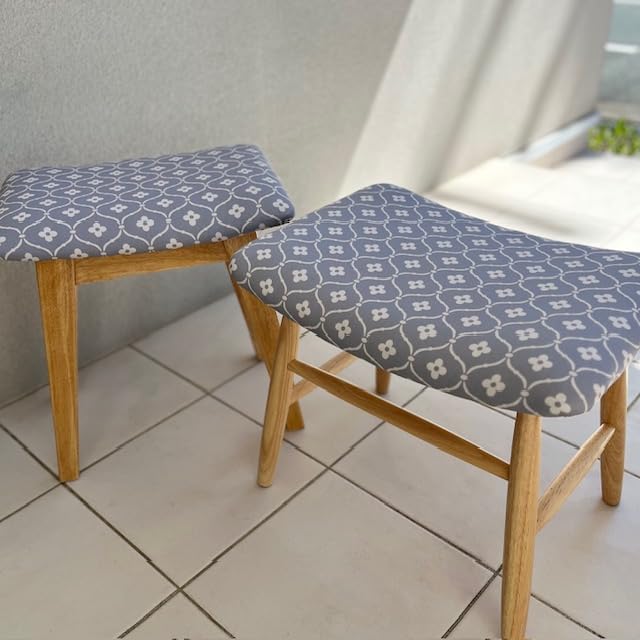 ナチュラル木製スツールウッド モロッコ×2 木製 おしゃれ 椅子 ウッド