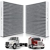 AUTOKAY P640110 Cabin Air Filter Fit for International HV507 HV513 HV607 HV613 MV607 LT625 for