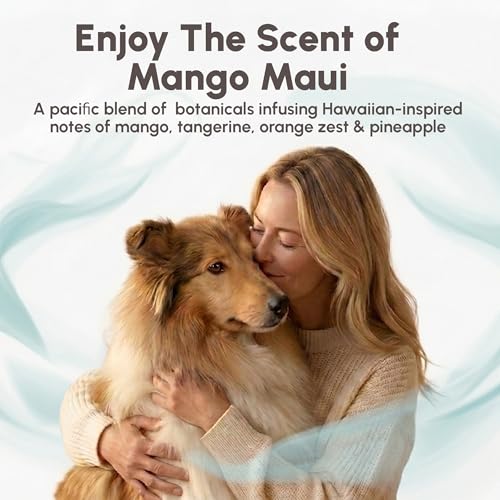 Image of Best Shot Scentament Spa Botanical Body Splash, Detangler Spray, Body Spray for Pets, Cat and Dog Cologne Spray, Mango Maui, 8 Oz.