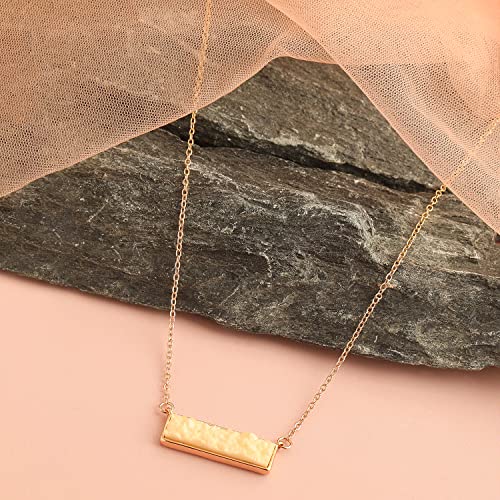 Image of SOHI Contemporary Necklace for Women and Girls, Necklace with Chain detailing for women, Statement jewellery, Fashion Jewellery for women, Imitation, ladies