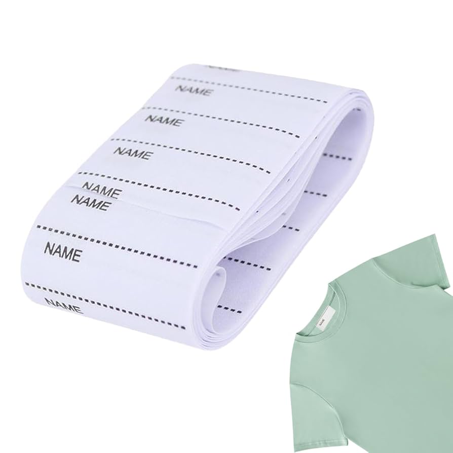 Amazon | お名前シール布用 200枚セット布用 名前シール