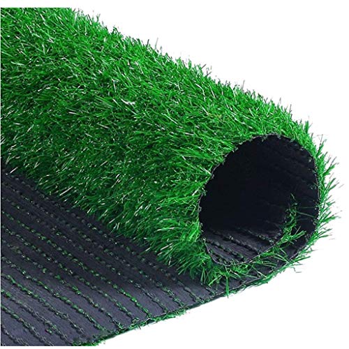 WJ Césped Artificial Alfombra De Plástico Jardín De Infantes Césped Falso Simulación Césped Balcón Interior Techo Encriptación Decoración Al Aire Libre (Color : T 1cm, Size : 2 * 4m)