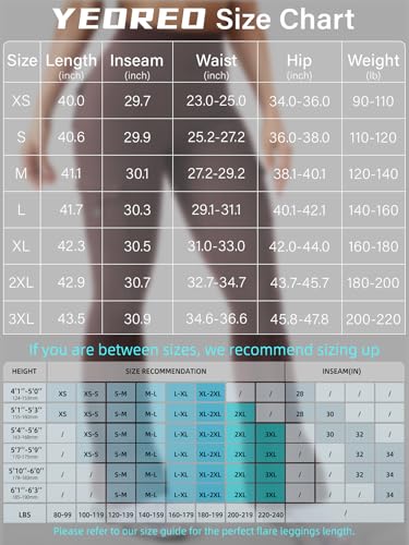 Image of YEOREO CoreFlex Women Workout Flare Leggings