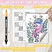 Vashly Memory Activities for Seniors Large Print with 24 Color Markers - 350+ Brain Exercises That Spark Joy | 6-Book Set with Sudoku & Crosswords & Mandala Coloring Book