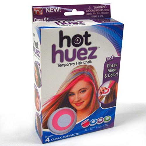 Hot Huez Temporary Hair Chalk-Set Of 4 Colors #TOP7