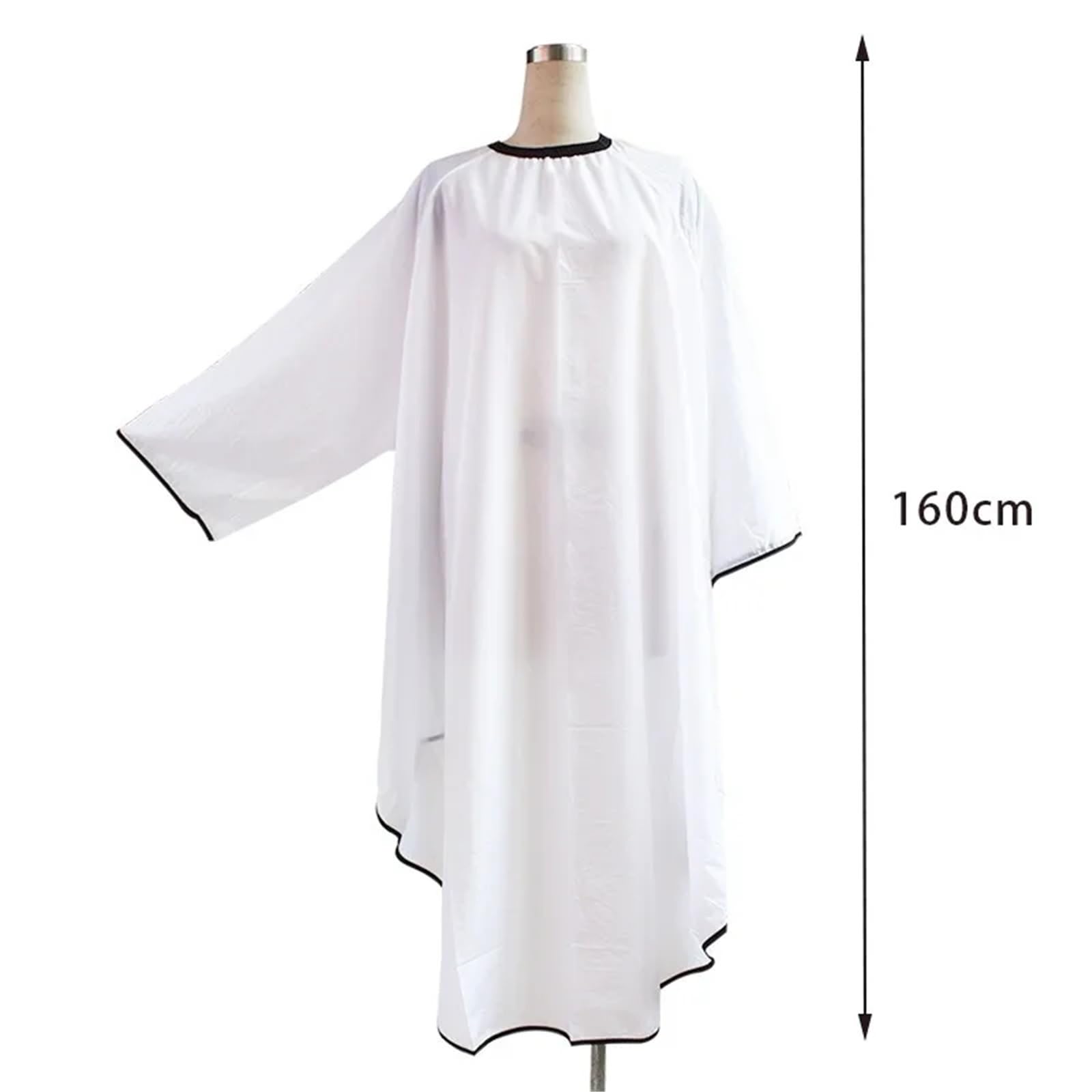 Delantal con mangas for barbería, paño for corte de pelo, capa for, bata peluquería, accesorio salón, 3 uds Para Peinado Cortes