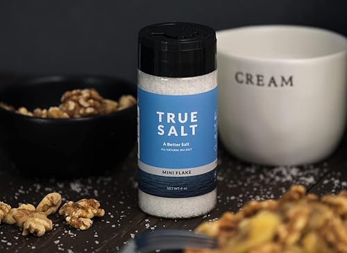 Miniatura 5 de True Salt Mini escamas de sal marina natural. Ideal para keto, barbacoas, parrillas, hornear, acabado, frotes, bistec, pollo, mariscos, pan,