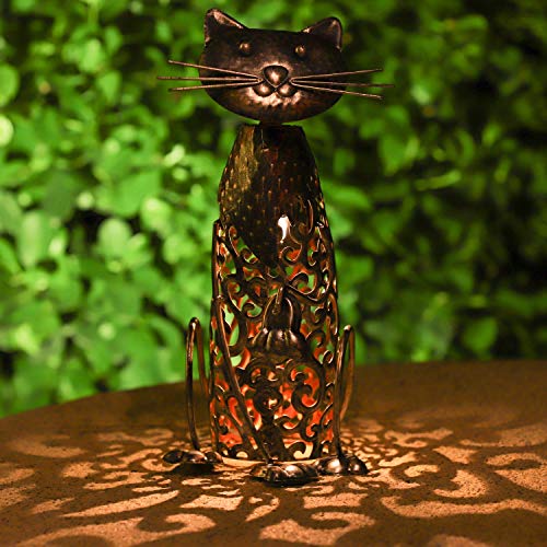 Nature's Porter Cat And Dog Solar Garden Decor Led Lights, Outdoor Lights For Yard Patio Lawn Landscape Pathway Decorations, Wonderful Gift For Friends #TOP5