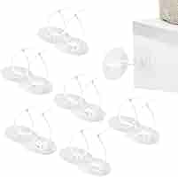 Cinghie Anti-Ribaltamento Mobili - 10 Set Per Ancorare Armadi, Scaffali E Comò Alla Parete - Foto 6