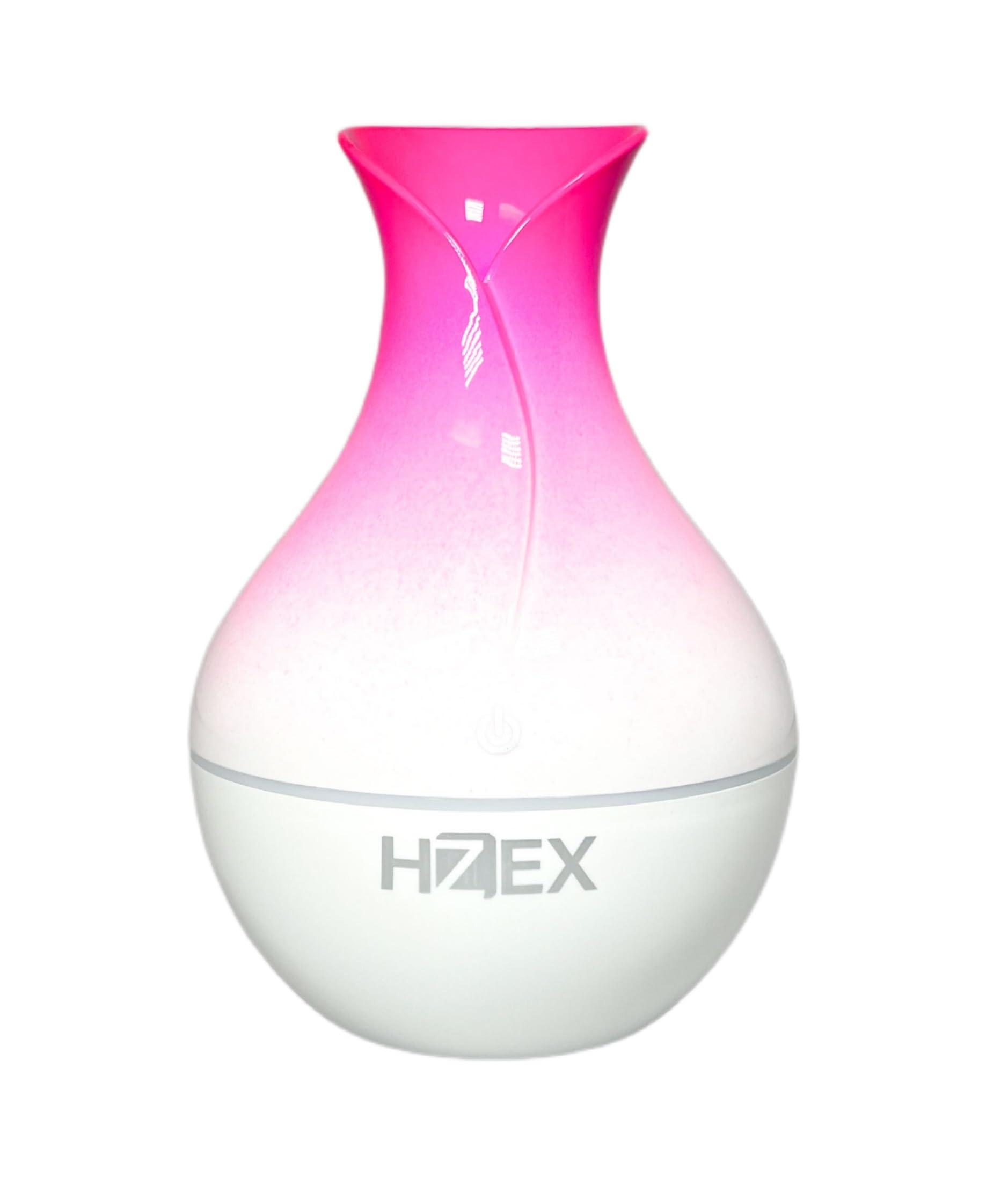 HZEX Spiral Essential Oil Diffuser with 7 Color Changing Lights and 5V USB Cable for Home Office, 130ml Mist Humidifier Silent Aroma Diffusers, Variant Colors (Fuchsia)