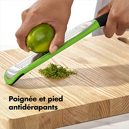 OXO Good Grips Etched Zester and Grater, One Size, Green