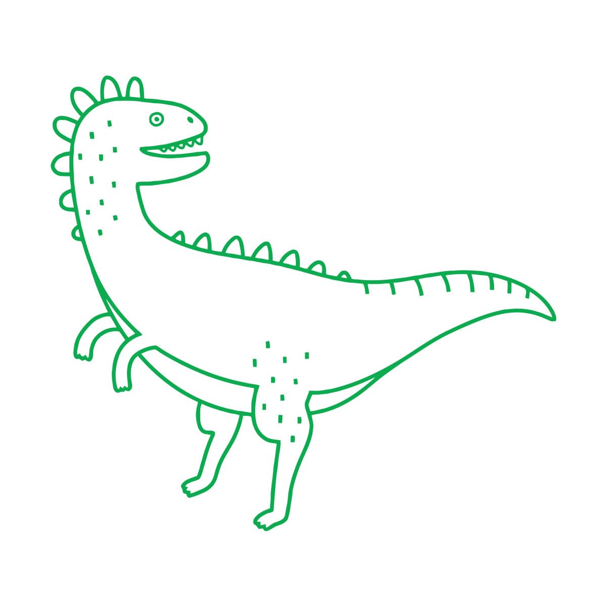Lettering Stickers Cute Dinosaur Playroom Fun Animals 81x89.6cm Do not Damage the wall Surface Extra Large Green