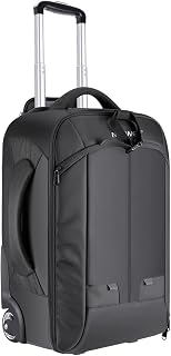 Neewer 2-in-1 Rolling Camera Backpack & Wheeled Luggage Case - Water-Resistant DSLR Bag with Adjustable Dividers, Tripod Strap, 17" Laptop Pocket