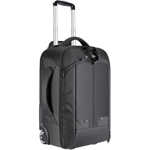 Neewer 2-in-1 Rolling Camera Backpack Trolley Case - Anti-Shock Detachable Padded Compartment