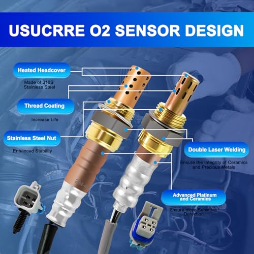 Sensor de Oxígeno Automotriz Usucrre 1 pieza miniatura 3