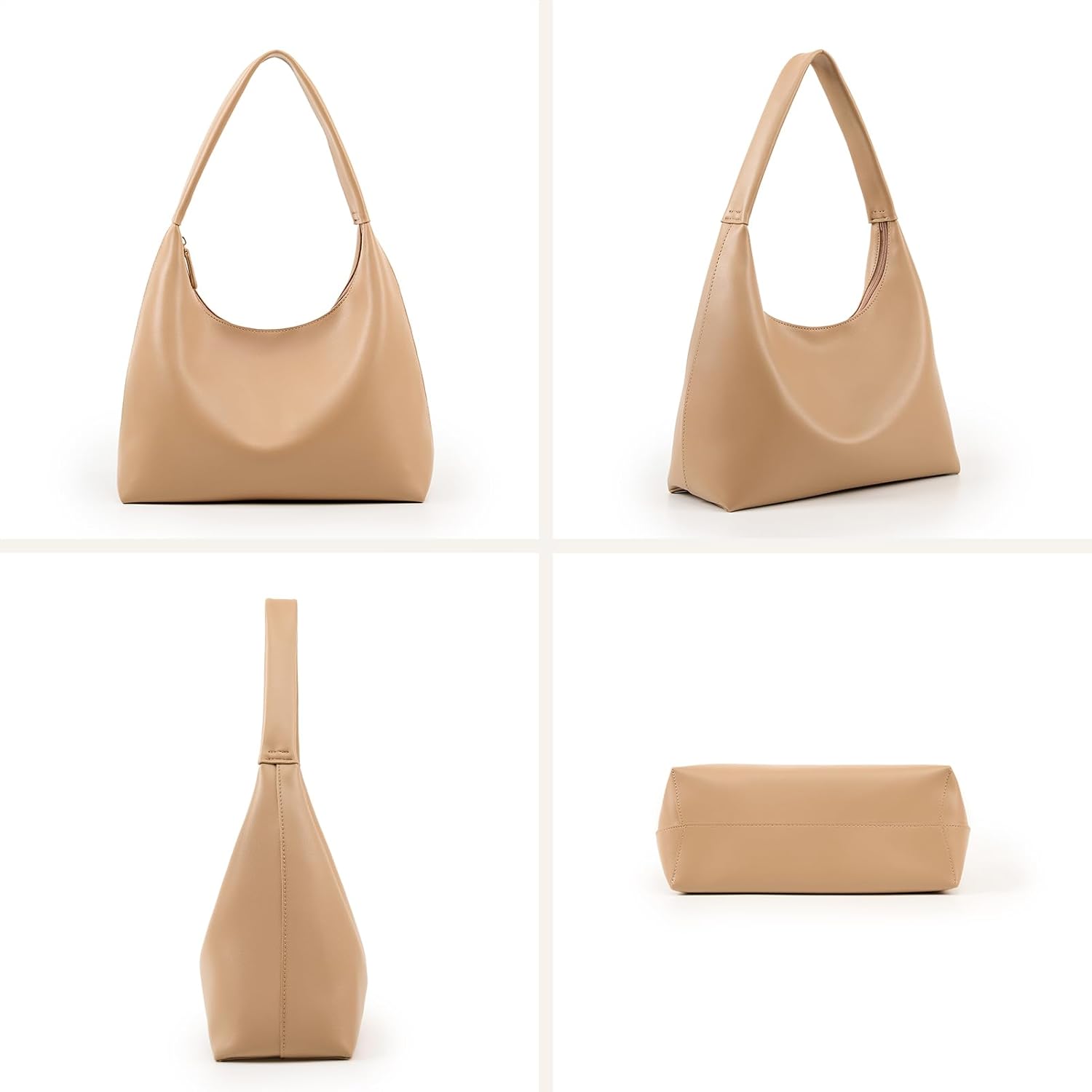 Small Hobo Bag Crescent Bag Y2K Purse Everyday Purse Trendy Purses for Women 2025 - Image 6