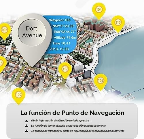 Dispositivo GPS de mano para navegación de alta precisión, medición de coordenadas y edición de rutas, recargable para seguimiento en tiempo real en áreas forestales, agrícolas, montañas, mineras y