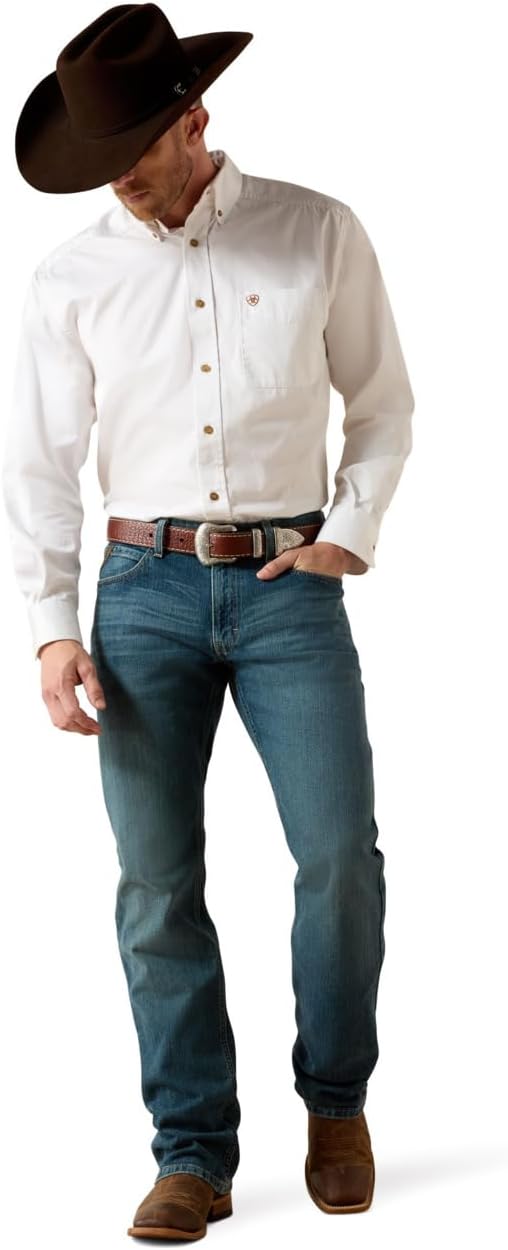 Ariat Mens M4 Low Rise Stretch Legacy Boot Cut Jean - Image 3