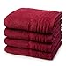 Produktbild Vossen - 4 teiliges Frottier-Set - Vienna Style Supersoft (4 X Handtuch im Set) - 620 g/m2 - Baumwolle - Frottee - saugstark - weich und flauschig - Rubin