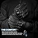 WTACTFUL Touch Screen Tactical Gloves for Men Airsoft Paintball Gear Motorcycle MTB Bike Cycling Cross-Country Motorbike ATV Hunting Hiking Riding Driving Work Outdoor Full Finger Gloves L Black