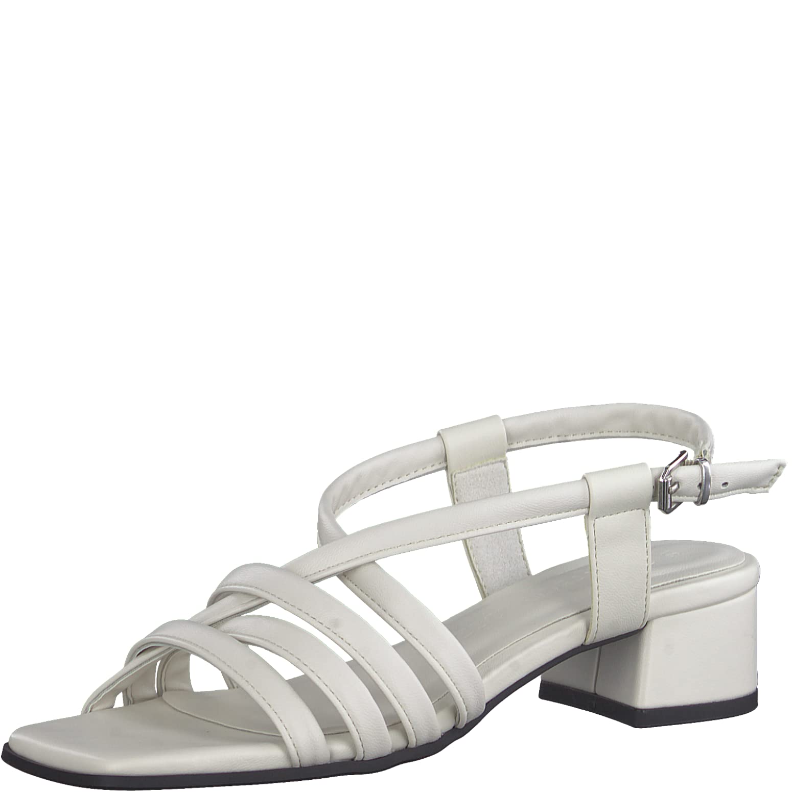 MARCO TOZZI Women's 2-2-28220-20 Heeled Sandals, off-white, 8 UK