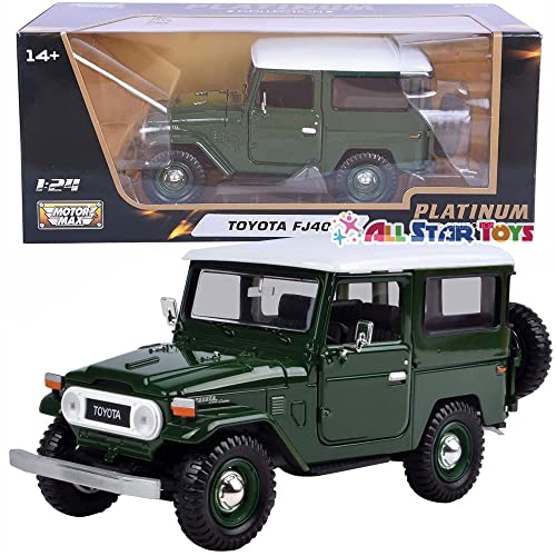 Motor Max 1:24 Toyota FJ40 MJ Platinum Collection Verde