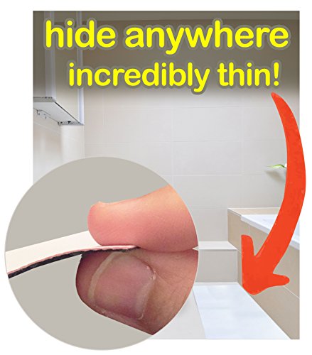 Image of Bloody Bath Mat - Combo Set of 2pcs, Turns Red When Wet, Footprints Disappear Like Magic (Mat Does Not Absorb Water), Great for Funny Gag Gifts, Footprints Disappear Like Magic