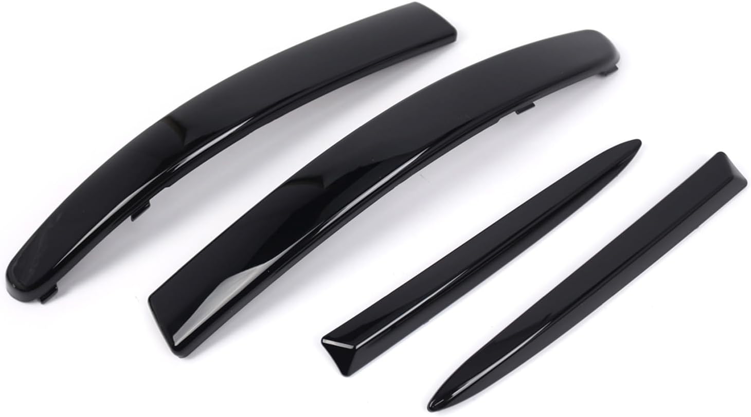 Front Lower Bumper Chromes Molding Set for 500 07-15 735455041 735455042 735455056 735455057 Bumper Moulding Trim Body Set