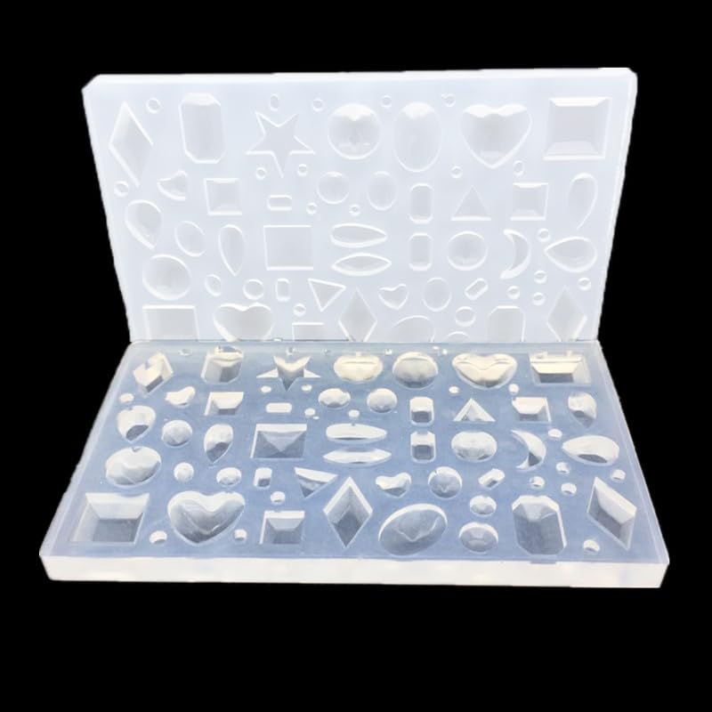 zalati Silicone Mould 1pcs Casting Moulds Resin Molds for DIY Craft Making - Multisizes, Multishapes