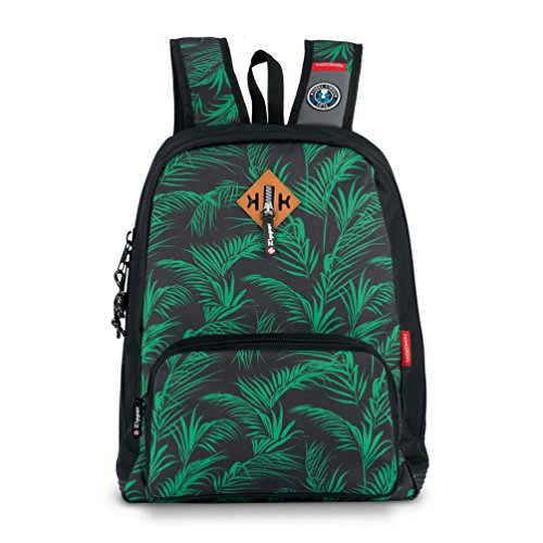 Nikidom Tasmania Mochila  Negro Verde  Talla Única