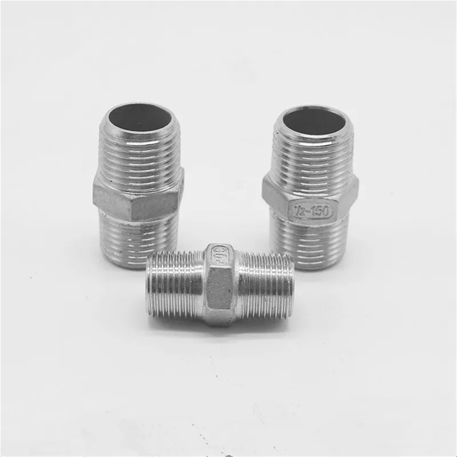 1/20.3 cm 1/10.2 cm 3/20.3 cm 1/5.1 cm 3/10.2 cm 2.5 cm 1-1/10.2 cm 1-1/5.1 cm BSP gwint męski na męski sześciokątny złączka redukcyjna ze stali nierdzewnej 304(DN40)