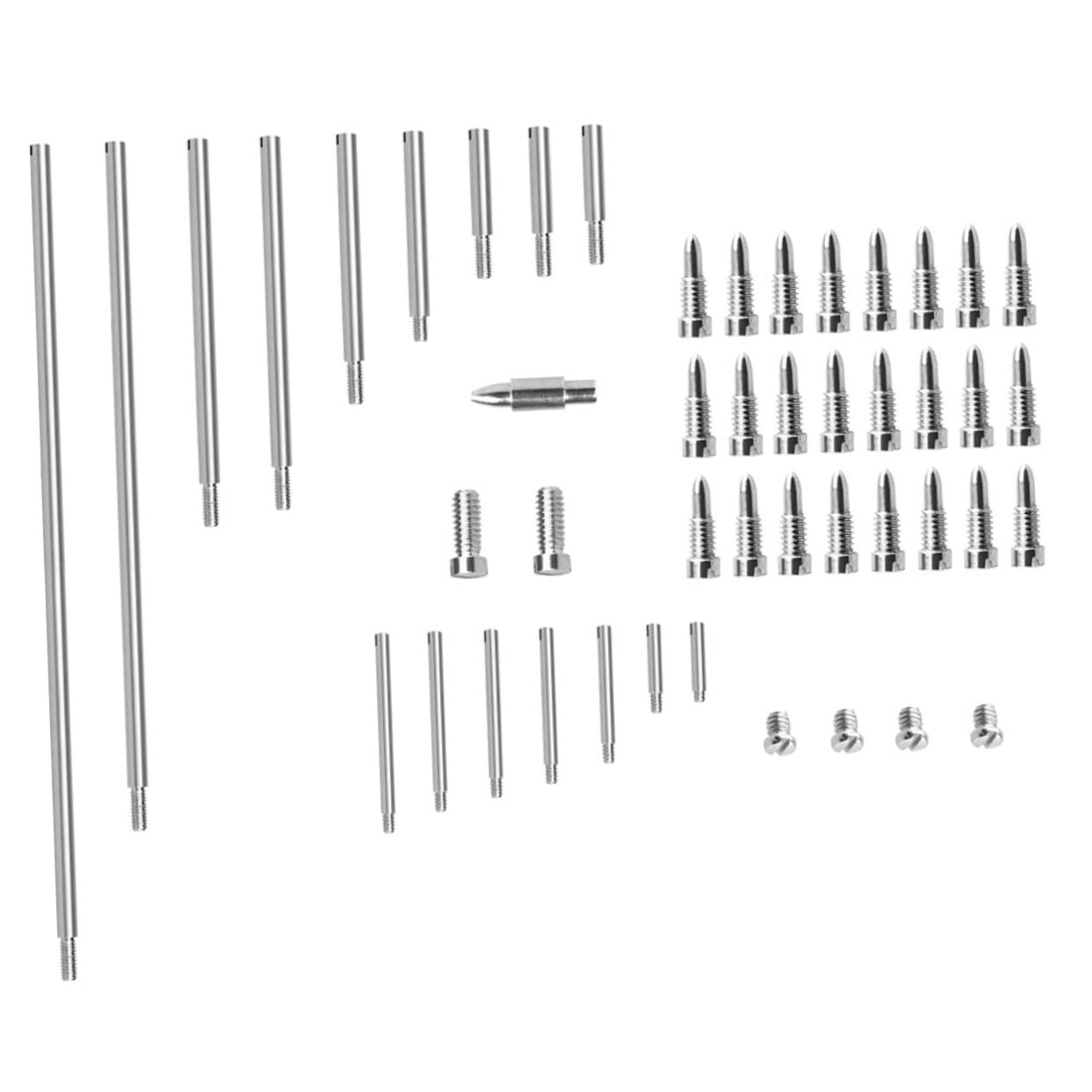 Toyvian 3sets Accessori Per Riparazione Sax Astine Filettate Viti Di Diverse e Perno Per Strumenti Fiato Kit Di Riparazione Per Migliorare La Qualità Del Suono