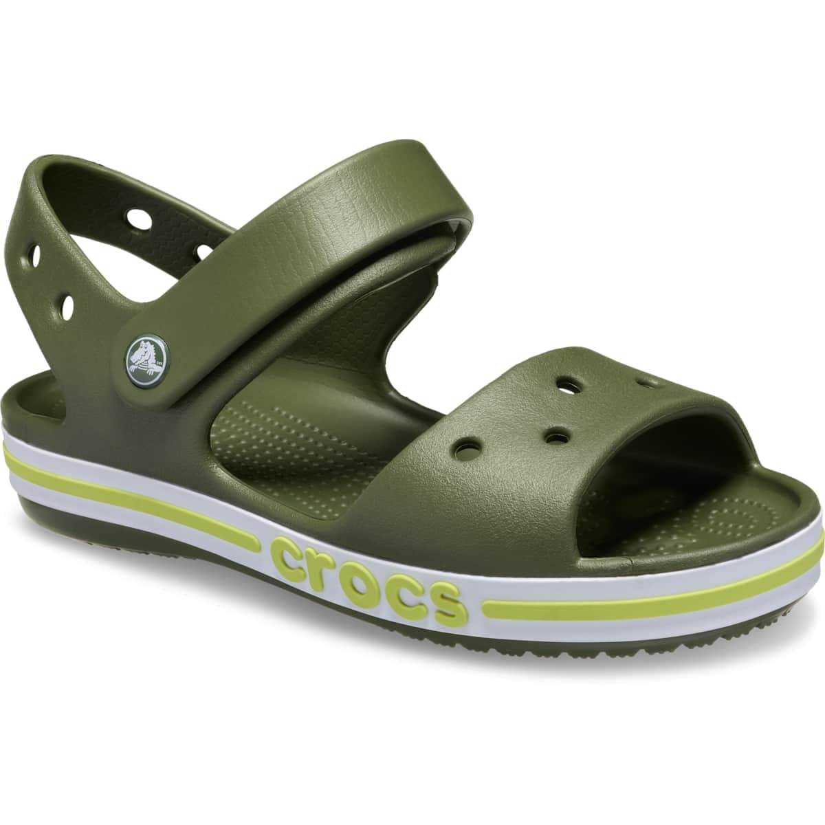 Crocs Kids’ Bayaband Sandal 34-35 Eu Army Green