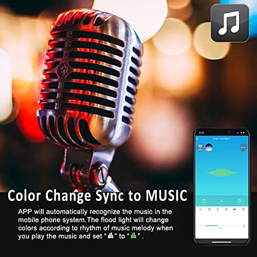 150W Led Color Changing Flood Lights Multi Colors Rgb Uplighting With Remote, Ip66 Waterproof Stage Light, Dimmable Colored Led Lights , Floor Lights For Christmas Party Outdoor Indoor Decor - 2 Pack #TOP3