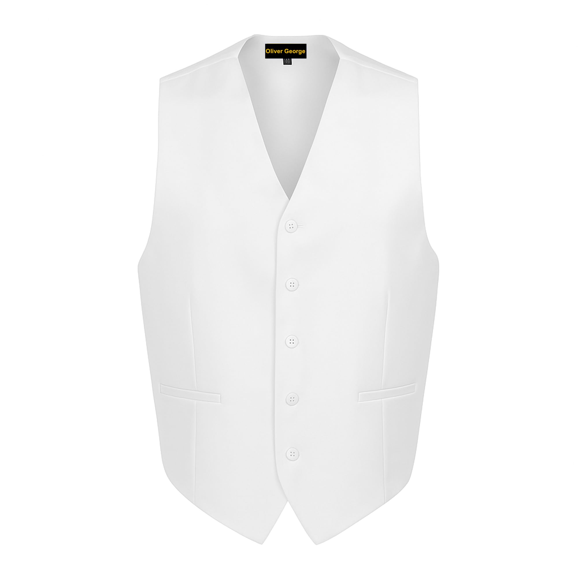 oliver george Men’s Solid Formal Suit Vest Tuxedo Waistcoat Business Dress Vest For Suit or Tuxedo-picture-16