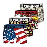 FREEGUN 4er-Set Boxershorts für Kinder Best of Anniversary usa