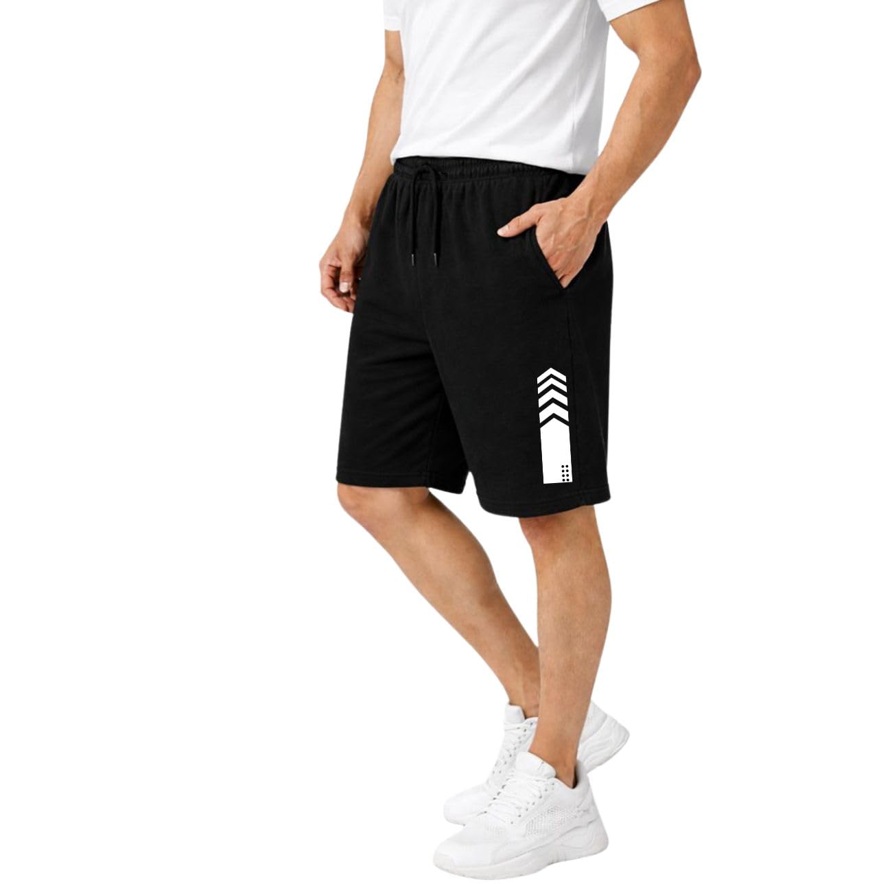 Plus Sizes Men's Cotton Knee Length Shorts (XXL,3XL,4XL,5XL,6XL,7XL,8XL Shorts) | Stripe Printed Shorts | Casual and Night Wear Mens Shorts-image-48
