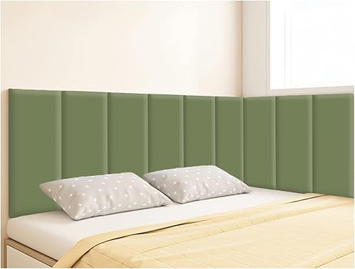 Miniatura 1 de GOCHUSX Panel de pared decorativo con revestimiento de cuero 3D, paneles de pared autoadhesivos, papel tapiz adhesivo de pared para despegar y