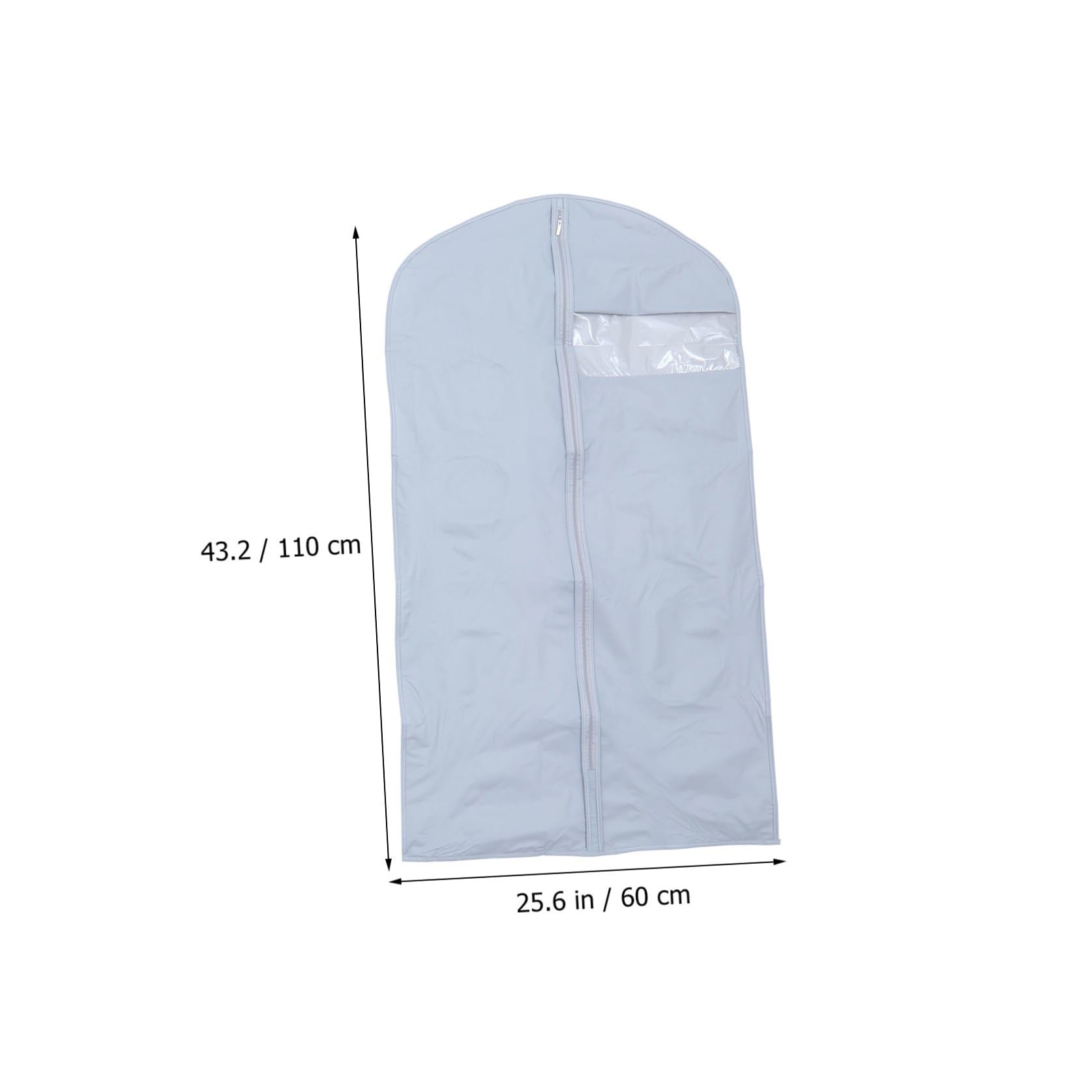 Funda Protectora Translúcida para Abrigos y Trajes 5 Piezas | Plástico, Reutilizable, Anti Polvo Pelo de Mascota, Ayuda a Evitar el Amarilleo