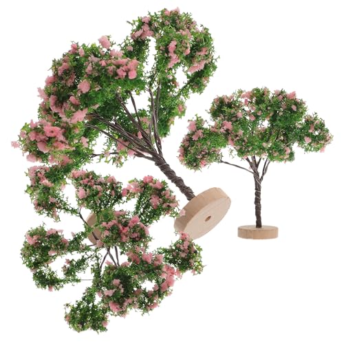 Modello di albero in miniatura: forma realistica e pregevole fattura sono essenziali per l'abbellimento fai-da-te di micro-paesaggi, mini albero