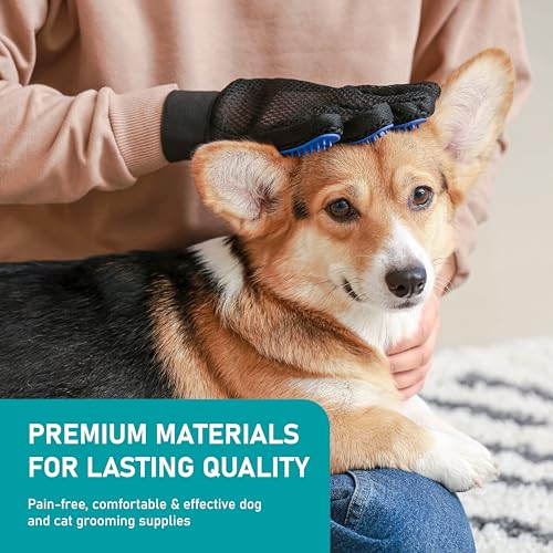 image for Maxpower Planet Pet Grooming Brush - Double Sided Shedding and Dematti