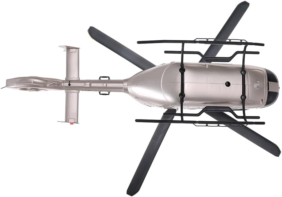 GoolRC C123 RC Helicopter, 6CH Remote Control Helicopter, 2.4GHz EC135 RC Aircraft with 6-Axis Gyro, 3D Flip, Inverted Flight, Altitude Hold, One Key Take Off/Landing, 2 Battery (Champagne)